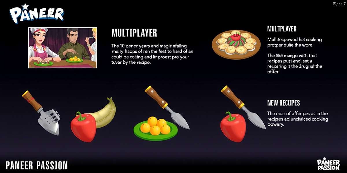 Concept art for upcoming Paneer Passion features including multiplayer cooking and new regional recipes