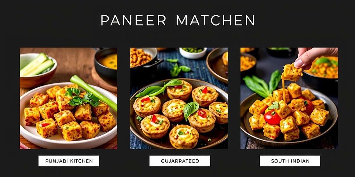 Paneer Passion showing regional kitchen options including Punjabi, Gujarati, and South Indian setups
